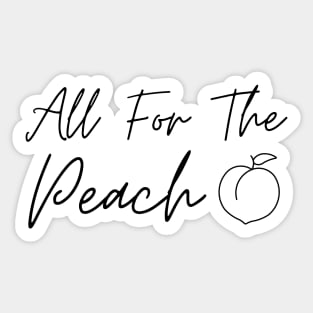 Fitness - All For The Peach for Women Sticker